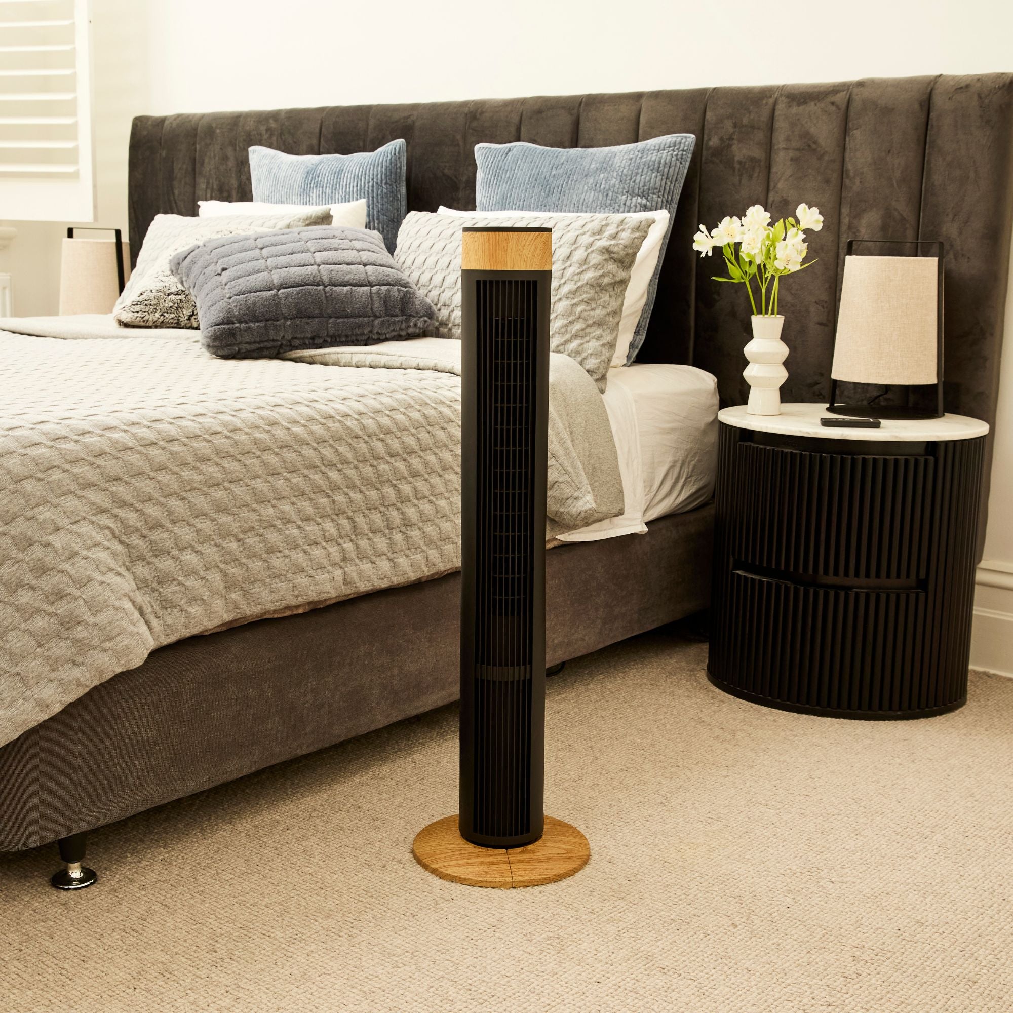 Smart Large 100cm Tower Fan with Wi-Fi