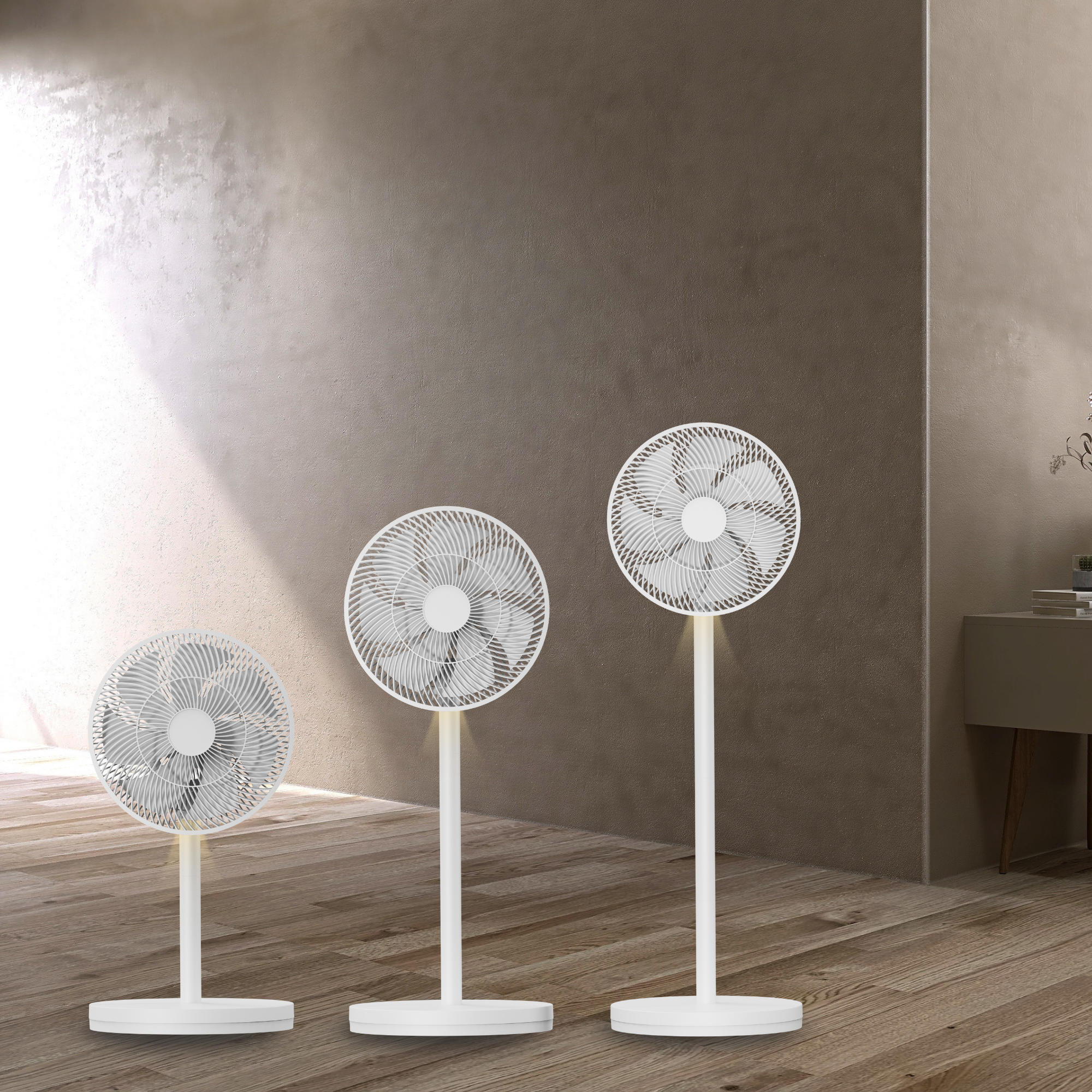 Flow IQ - Smart Cordless Pedestal Fan with Wi-Fi