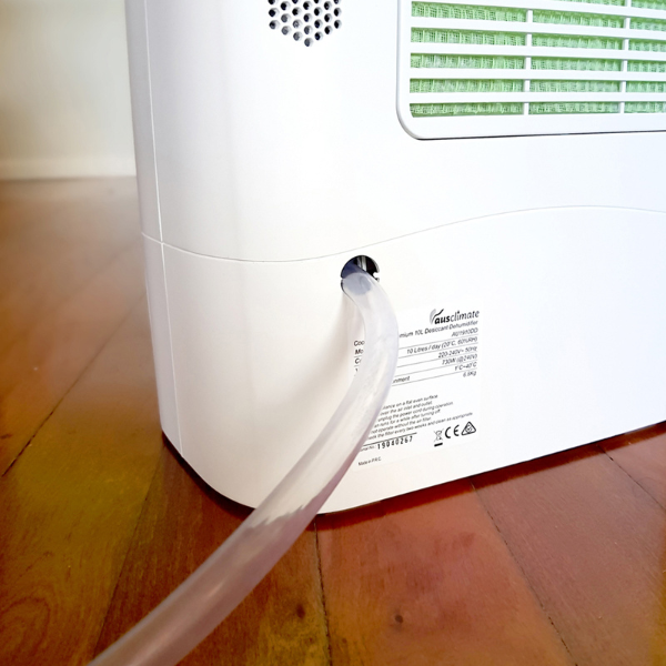 the water tube of a dehumidifier