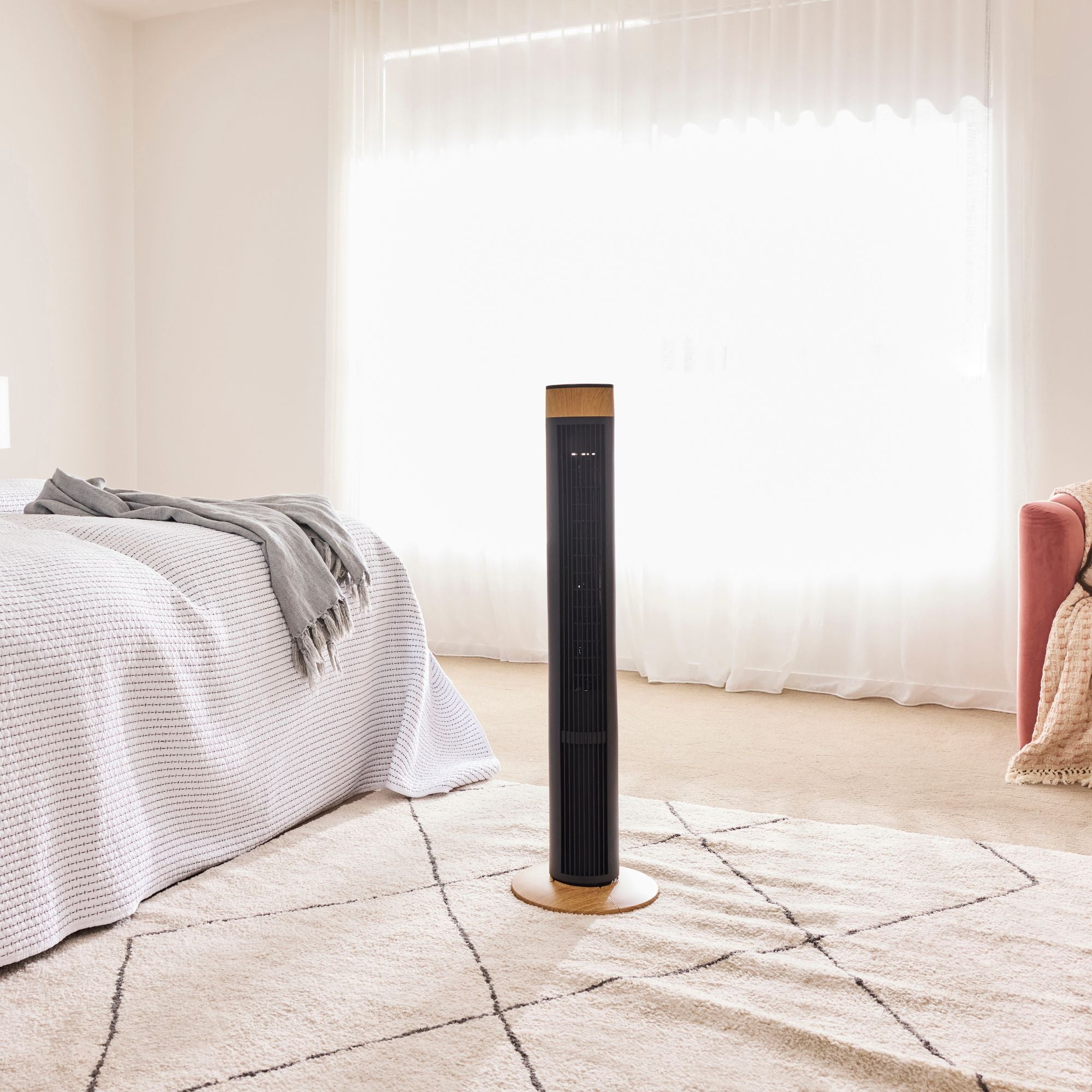 Smart Large 100cm Tower Fan with Wi-Fi