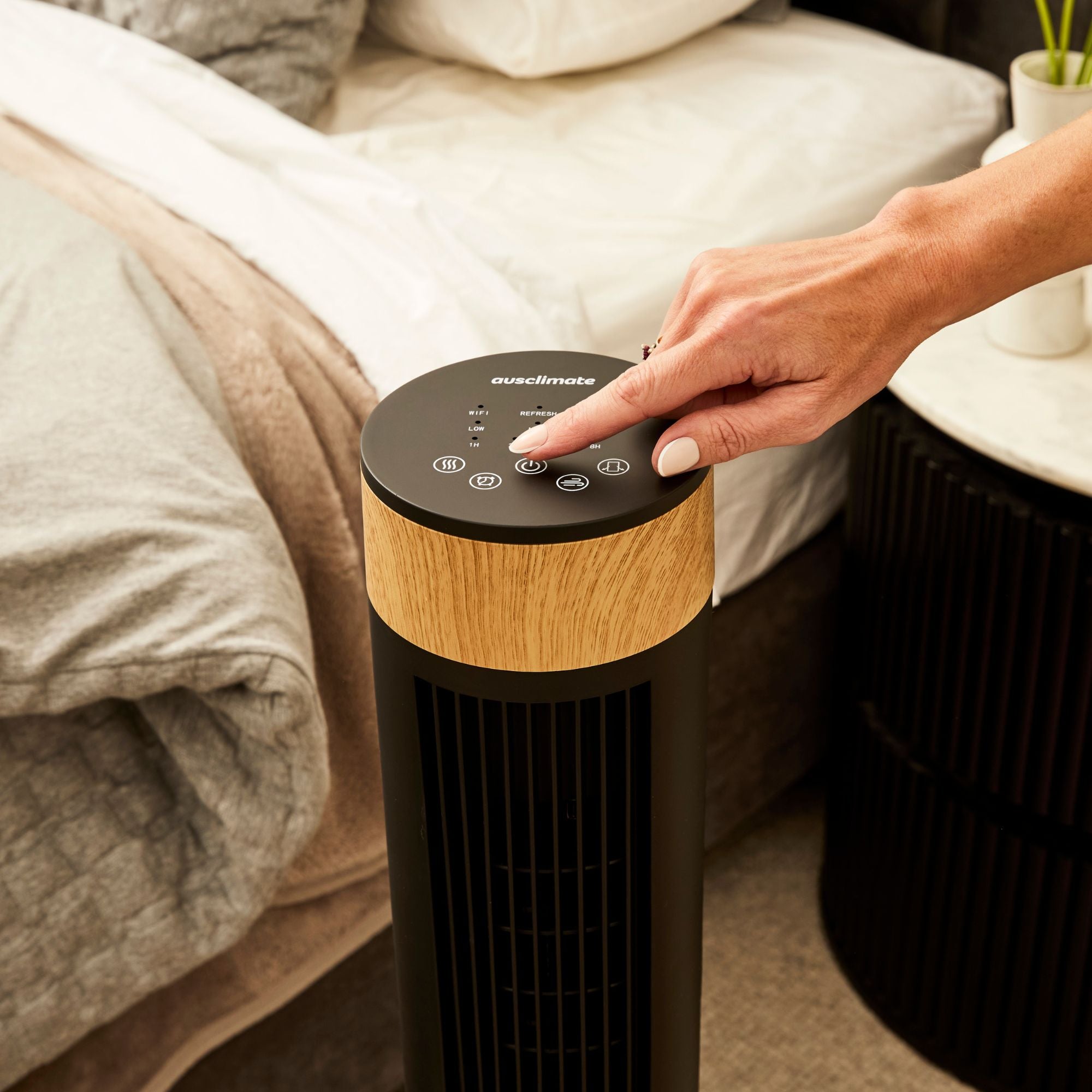 Smart Large 100cm Tower Fan with Wi-Fi