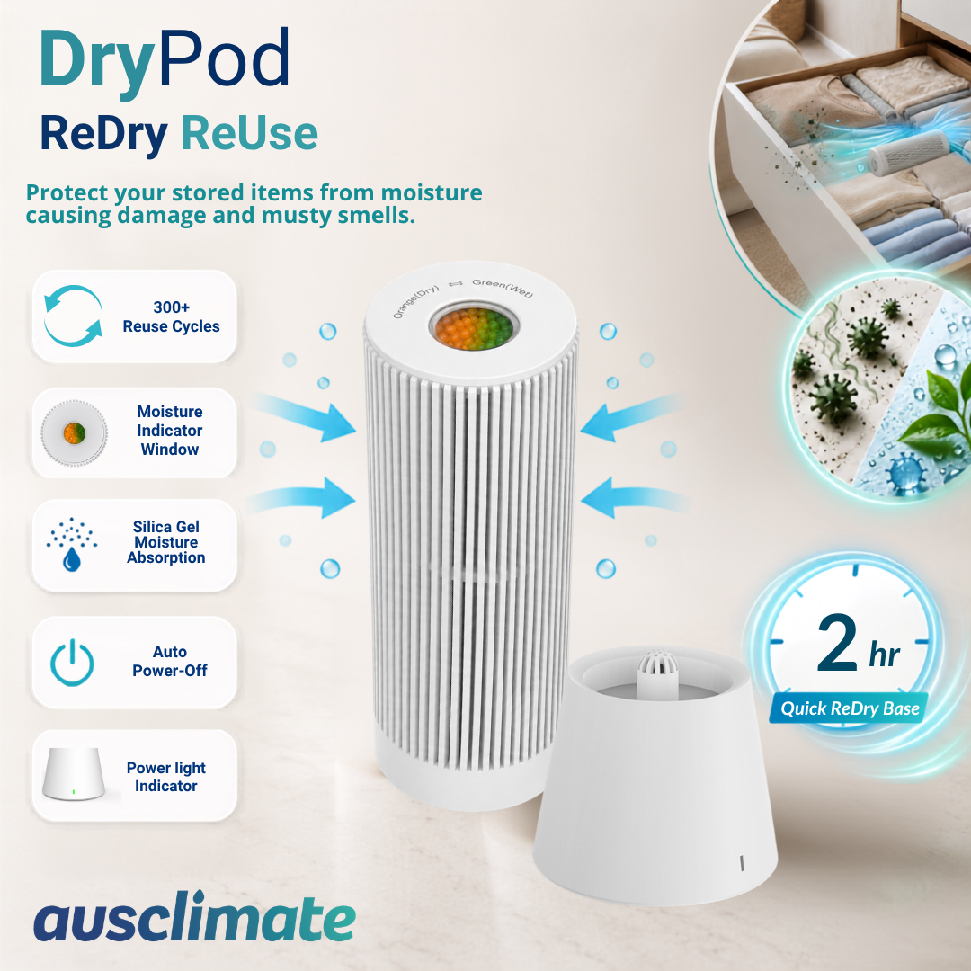 Ausclimate DryPod Mini Dehumidifier Pack